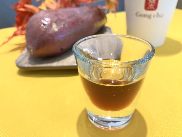 【ゴンチャ】「焼き芋ごくり」に使われている焼き芋ソース