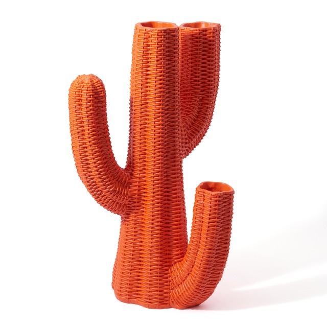 サボテン オブジェ_レッド