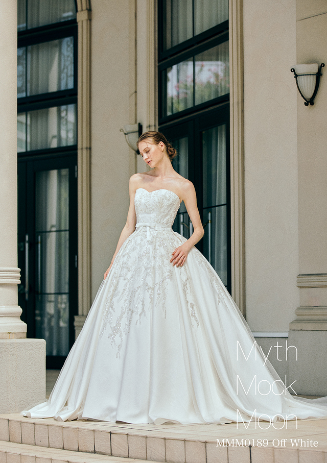 【Myth Mock Moon（ミスモックムーン）】新作ウェディングドレス：MMM0189_Offwhite