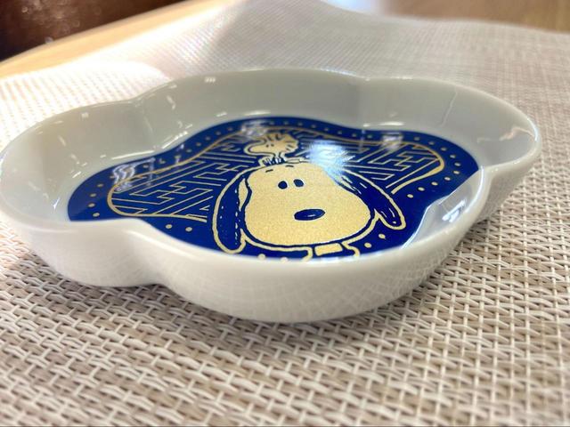 【SNOOPY茶屋 豆皿】ふちが高いので使い勝手も◎