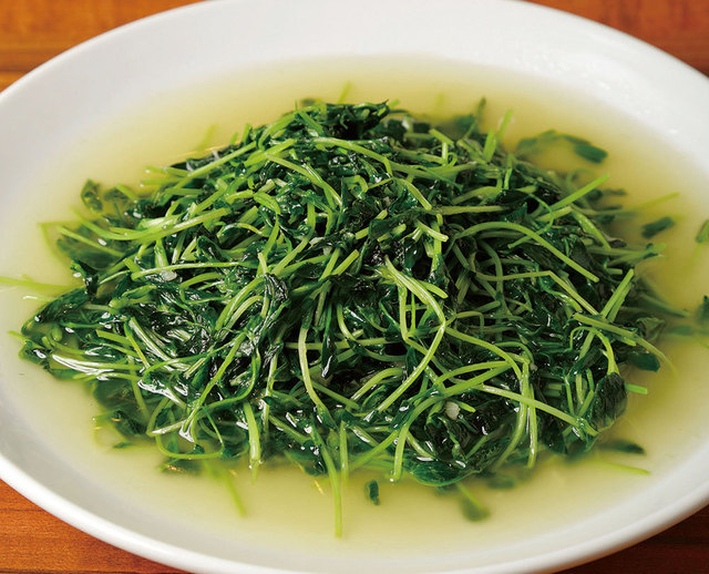 中国家庭料理　山東　豆の苗炒め　1620円