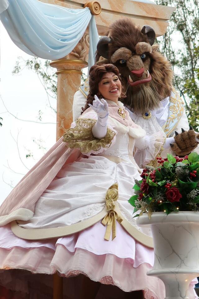 上海DL　クリスマスのパレードより