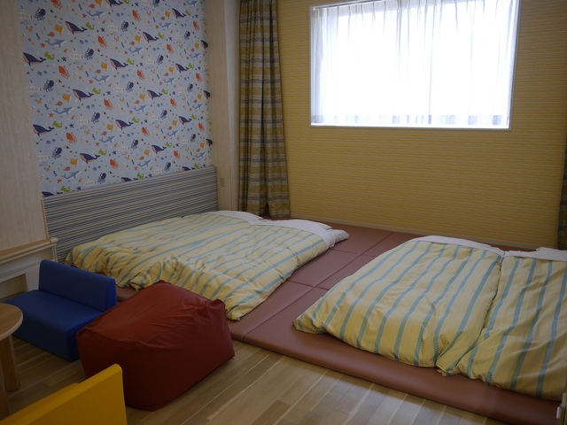 ウイルポートのベビールームは、落ち着ける空間。