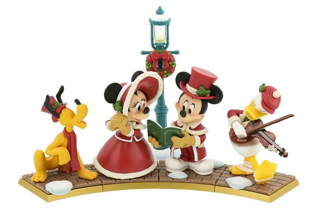 ミニチュアフィギュアセット 6,000円｜「ディズニー・クリスマス」スペシャルグッズ｜東京ディズニーリゾート40周年“ドリームゴーラウンド”｜発売日：2023年11月7日（火）｜販売店舗：東京ディズニーランド「ディズニー＆カンパニー」、東京ディズニーシー「エンポーリオ」