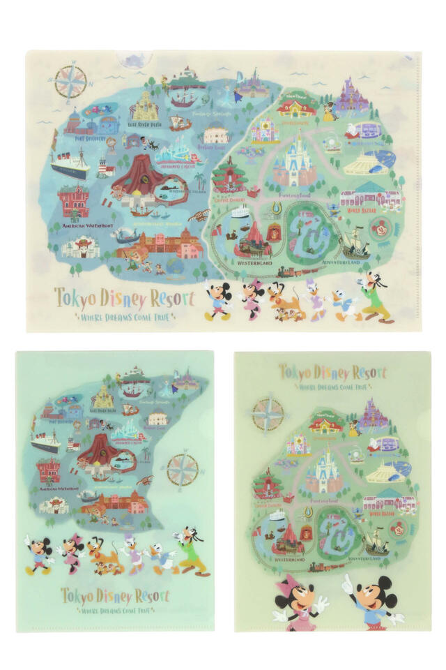 クリアホルダーセット、おもて ¥1,000