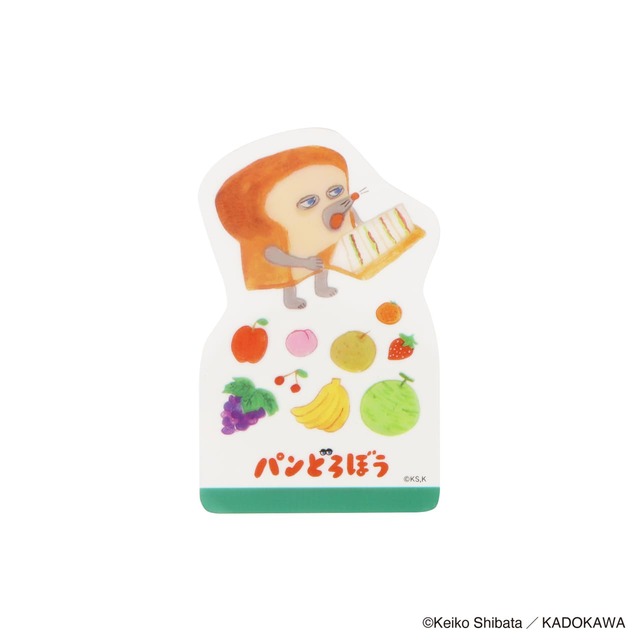 【eHONTOMO×パンどろぼう】「eHONTOMO パンどろぼう ブックマーカー」352円（サイズ：W50×H80×D1mm）