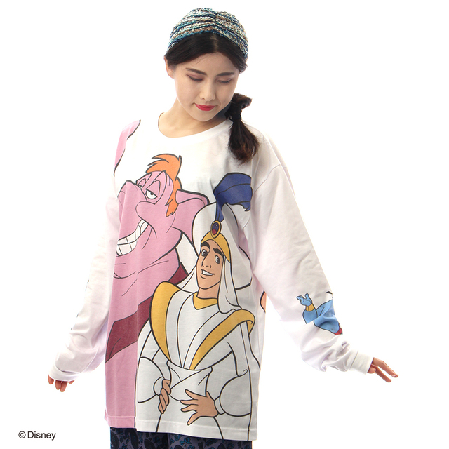 【Disney】アラジン＆アブー　 ロングスリーブＴシャツ　4,860円(税込)
