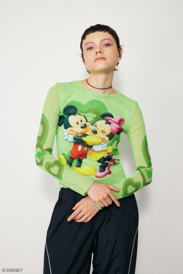 MD SHEER LS Tシャツ｜￥7,480｜Disney SERIES CREATED by MOUSSY