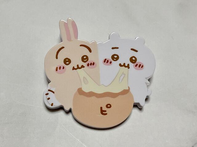 【ピタコット　ちいかわ】5個目にしてうさぎが初登場！ピザまんをちいかわと仲良く食べている姿、尊い…！