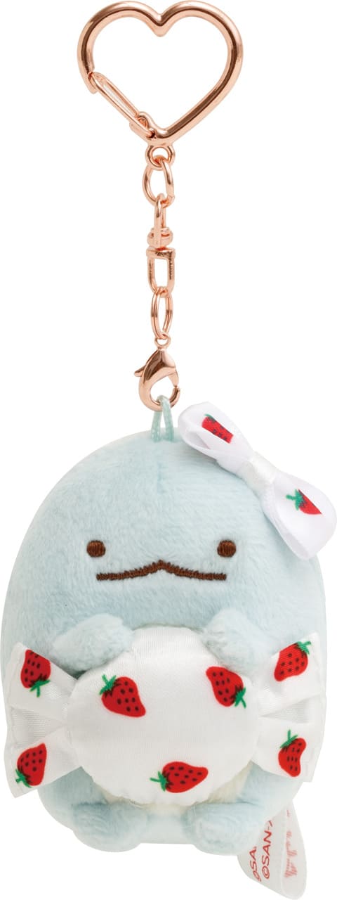 【すみっコぐらし×サクマいちごみるくキャンディ】「ぶらさげぬいぐるみ」2,090円　とかげ