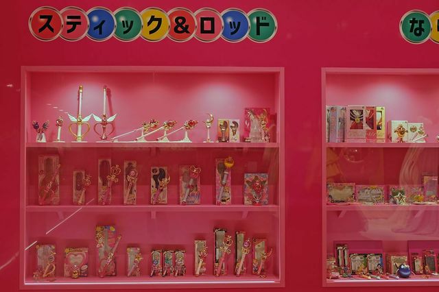 展示風景より　コレクショングッズ展示のコーナー