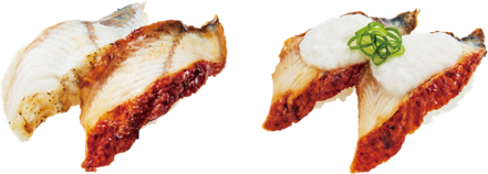 炙りうなぎの豪華食べ比べ(蒲焼き・白焼き)