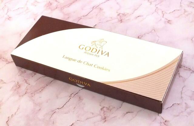 【ゴティバ】ラングドシャ箱サイズ：縦10.0x横2.5ｘ高さ3.0cm