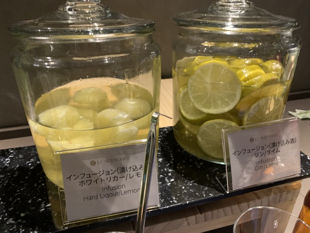 インフュージョンリカーは、ホワイトリカーかジンが選べる