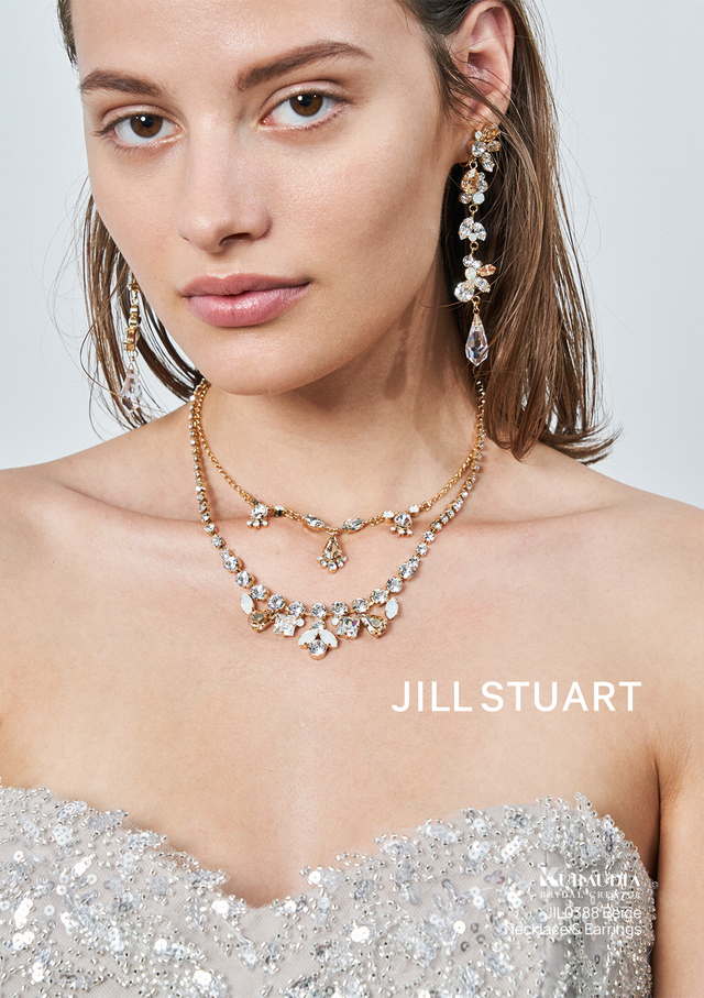 【JILL STUART(ジルスチュアート)新作ウェディングドレス】JIL0388-Beige