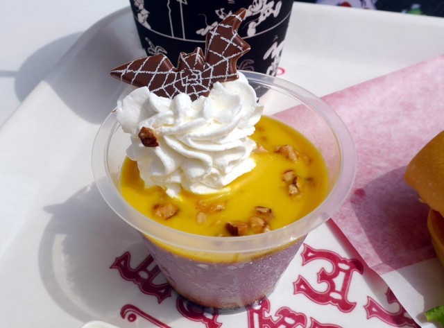 紫イモのプリン