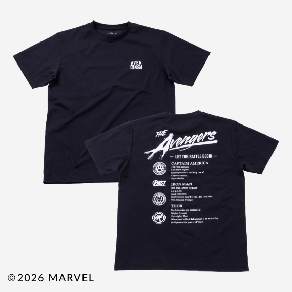 UVカットドライグラフィックTシャツ 1,999円｜スポーツデポ・アルペン「ディズニー＆マーベル 2026春夏コレクション」