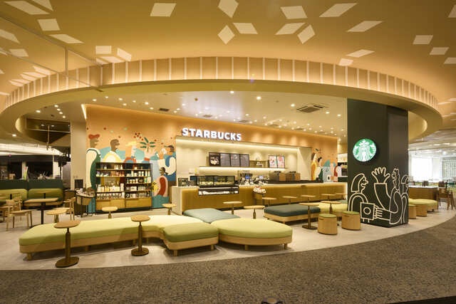 【スターバックス コーヒー 越谷イオンレイクタウン mori 3階店】店舗外観