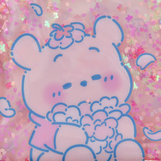 プーさん＆ピグレット ポーチ フラット DISNEY SAKURA COLLECTION 2026 2,400円