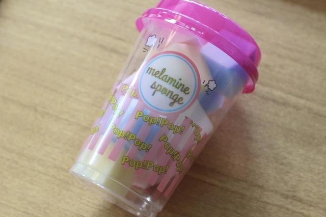 【ダイソー】カップ入りメラミンスポンジ／100円