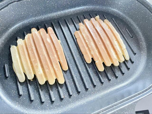 【ニトリ　IHダイキャストグリルパン】ワッフルみたいな見た目でおやつにもGOOD