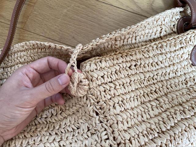 【ZARA　編み込みトートバッグ】細部までおしゃれ！