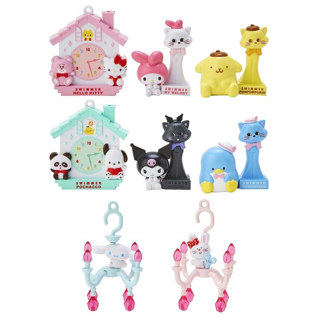 【SWIMMER×サンリオ】「シークレットマスコット」990円／SWIMMERで展開されていた人気の雑貨とサンリオのキャラクターたちを組み合わせたスペシャルデザイン