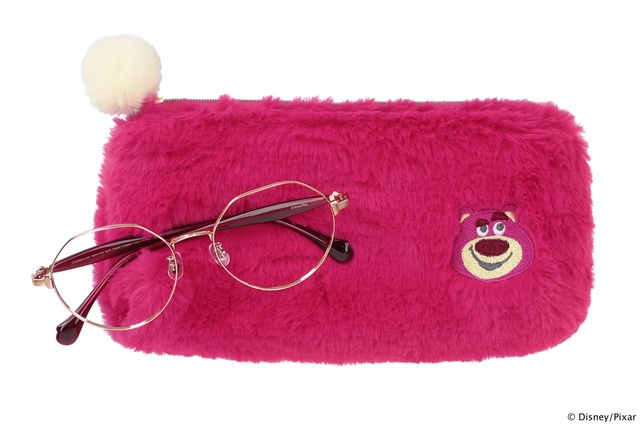 ZY222025_21E1（ピンク）｜『トイ・ストーリー』 ロッツォ｜13,300円（税込・セットレンズ代込）｜ディズニー コレクション created by Zoff “FURRY series”