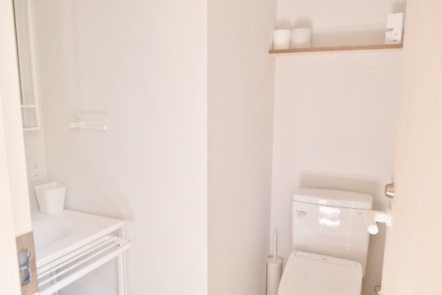 トイレも明るくて清潔