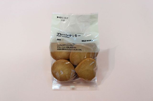 無印良品プレーンクッキー／350円