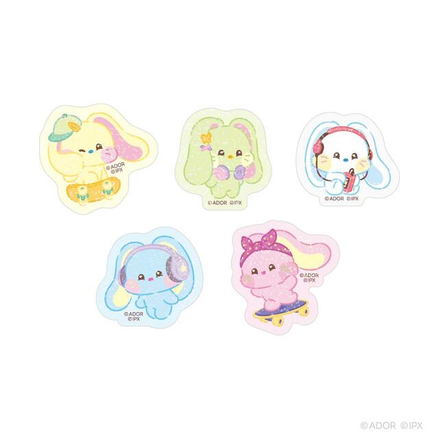 「ホログラムステッカー （ランダム5種）」＜税込660円＞【「bunini cafe with NewJeans」期間限定オープン】