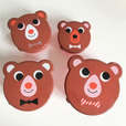 irodori「OMM-design『入れ子フードコンテナ』Bear クマ 4個セット」2,200円（税込）