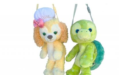 ショルダーバッグ　ぬいぐるみ　オルメル　ダッフィー　カチューシャ　ファンキャップ Amazon.co.jp: オルメル ぬいぐるみ 持ち歩き ショルダーバッグ