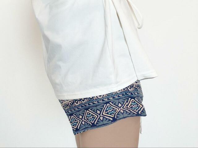 【KOBE LETTUCE ラッシュガード】身長167cmの筆者が着ると、お尻がちょっと隠れるくらいの丈感です