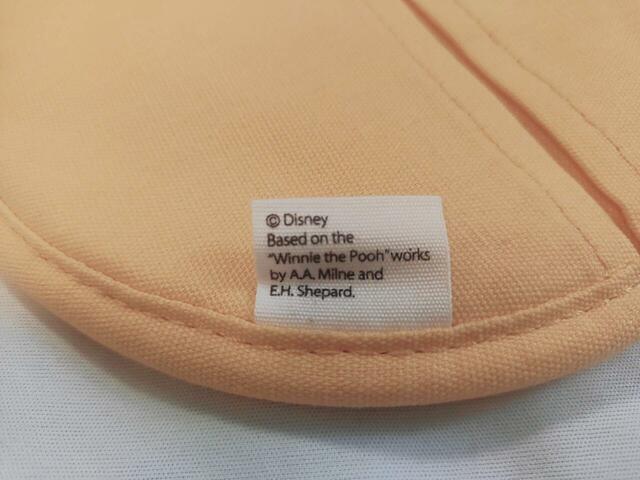 【くまのプーさん鍋つかみ2点セット】裏面には、Not for sale(非売品)と書かれたタグがついています