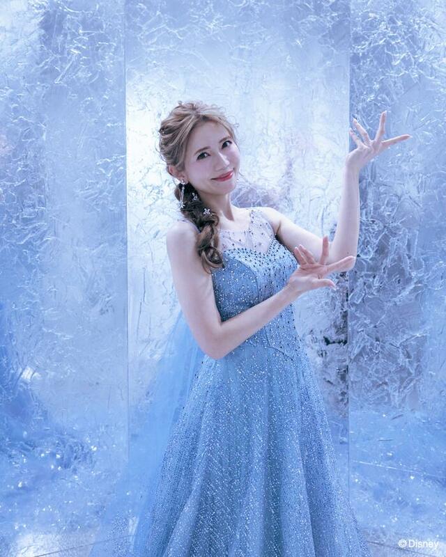 リトル・マーサ 名古屋店｜「ディズニー ウエディングドレスコレクション」着用フォトプラン｜ン撮影例／アナと雪の女王