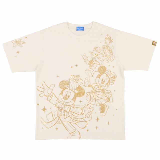 Tシャツ 4,500円｜東京ディズニーリゾート40周年“ドリームゴーラウンド”グランドフィナーレ スペシャルグッズ｜発売日：2024年1月23日（火）｜販売店舗：東京ディズニーランド「グランドエンポーリアム」、東京ディズニーシー「エンポーリオ」