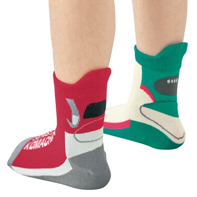 ショート丈靴下２柄セット 「新幹線シリーズ」｜￥790 （税込）