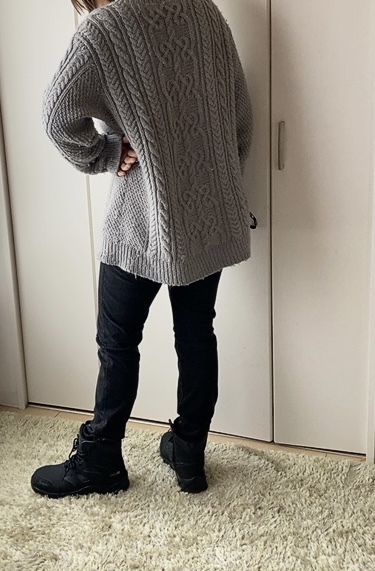 【ワークマン ブレイブセーフティハイカットシューズ】バランスのいいコーデに