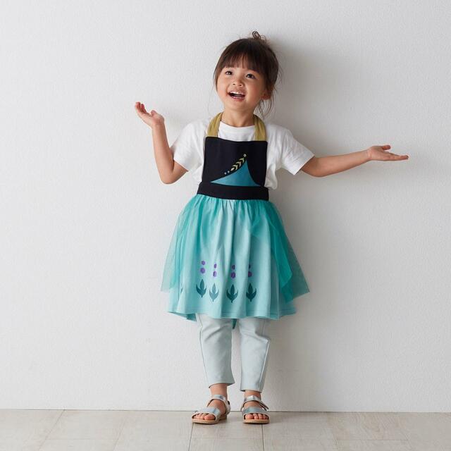 楽しくお手伝い♪KIDSエプロンドレス(選べるキャラクター)｜アナ(アナと雪の女王2)
