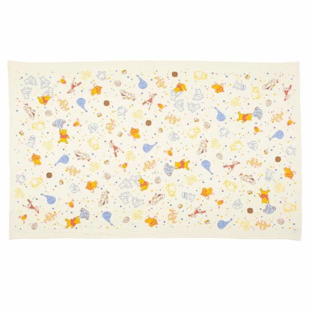 ガーゼケット 4,000円｜サイズ：縦約90×横約150cm｜販売店舗：東京ディズニーランド「プーさんコーナー」、東京ディズニーシー「ヴィラ・ドナルド・ホームショップ」
