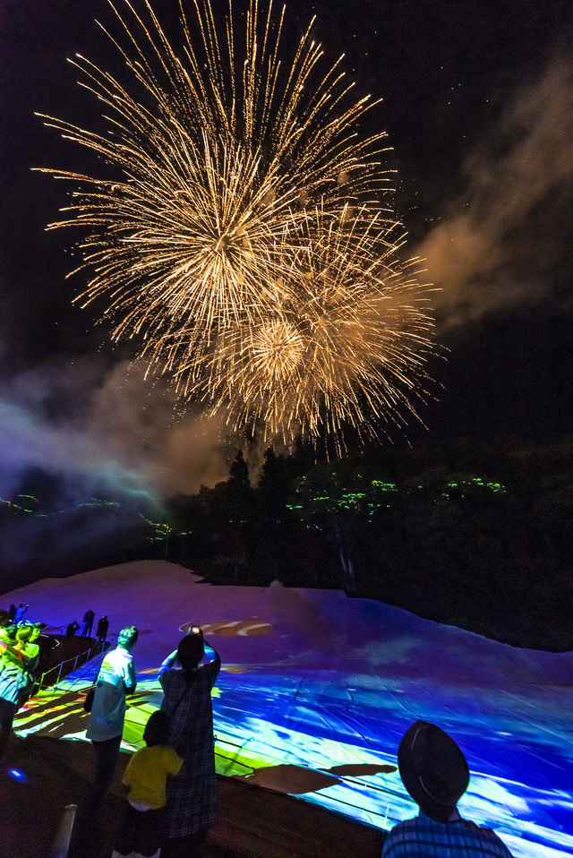 アパリゾート上越妙高「アパリュージョン2019」プロジェクションマッピング