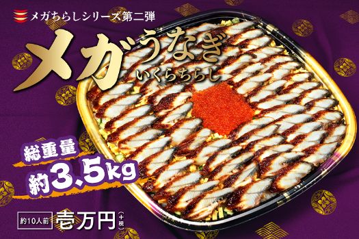 メガうなぎいくらちらし