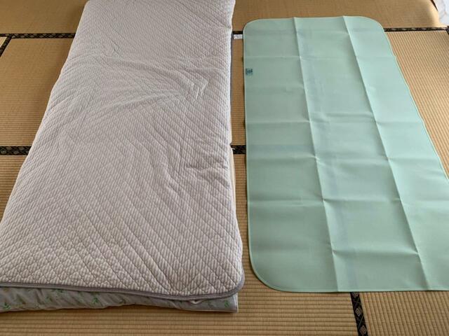 【ニトリ 除湿シート シングル】シングルサイズの布団よりひと回り小さめ