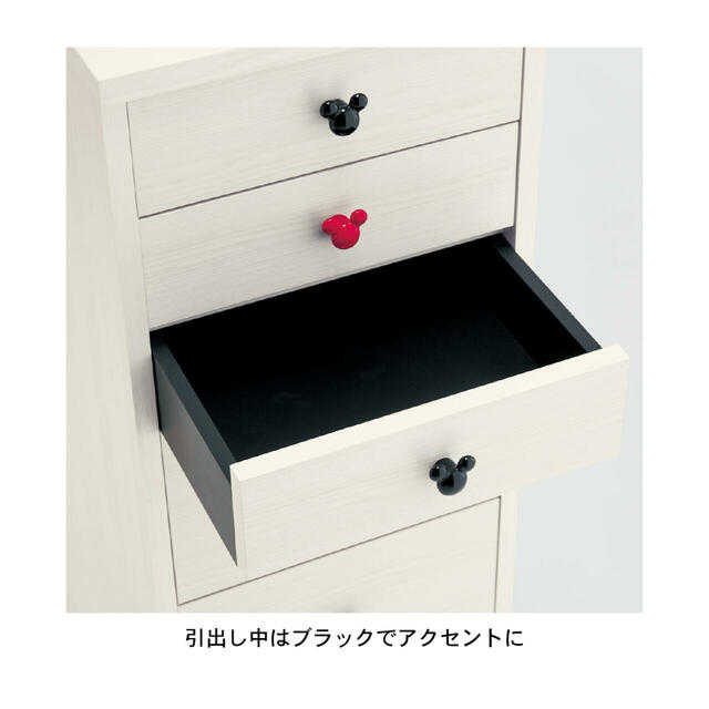 多段チェスト「ミッキーモチーフ」 ｜￥ 39,900 （税込）