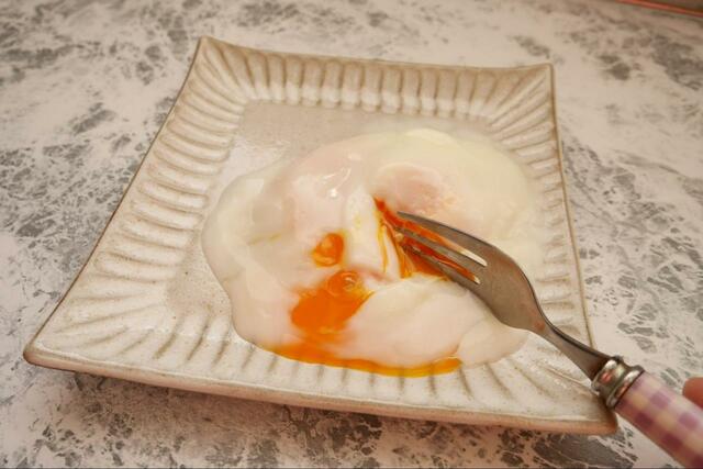 【ダイソー 半熟たまごボール】時間の調整が必要