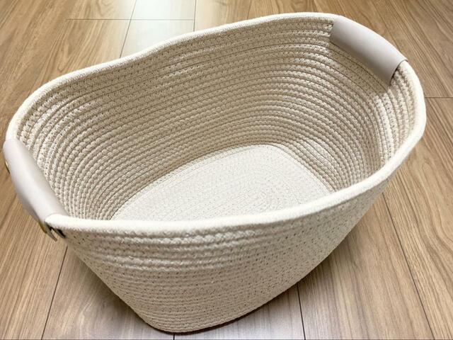 【デコホーム バスケット レギュラー】ホワイトをセレクトしました