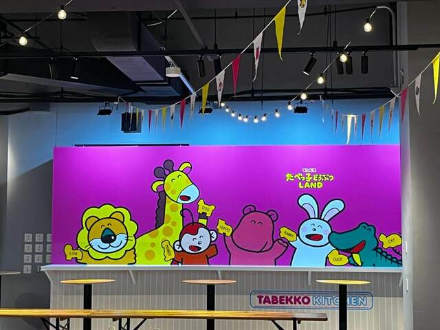 フード＆ドリンクエリアもどうぶつさんがたくさん♪