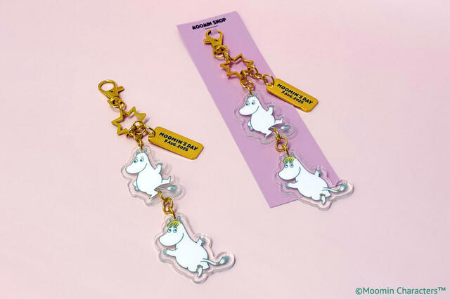 【「ムーミンの日」2025限定グッズ】ムーミンショップ限定 ムーミンの日アクリルキーホルダー/7月中旬~下旬発売予定(税込1,210円)