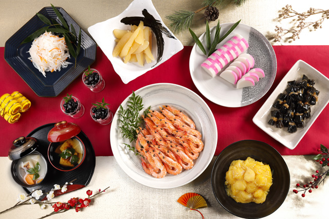 「おせち料理」<期間:2026年1月1日〜>【USJオフィシャルホテルで開催!特別なブッフェ『ヨーロッパ冬のスペシャルグルメフェア ~クリスマス&ニューイヤー~』】